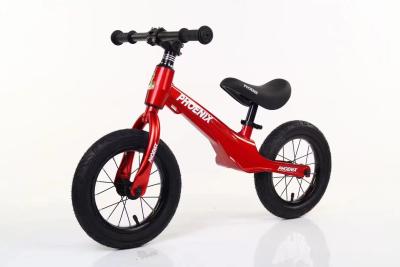 China Sturdy Kids Balance Bikes Air Filled Tire Ride On Toys For Age 3-6 for sale