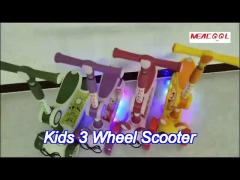 Adjustable Lightweight Kids 3 Wheel Scooter For Children 3-8 Years Foot Brake Bike