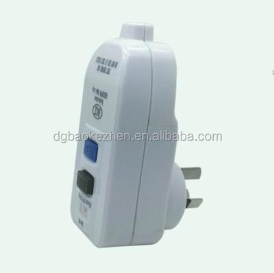 China 30mA residential/general purpose RCD wall socket rewirable protable RCD from Australia for sale