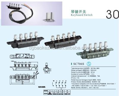 China SC706-2BS Keyboard Switch SC706-O Keyboard Switch for sale