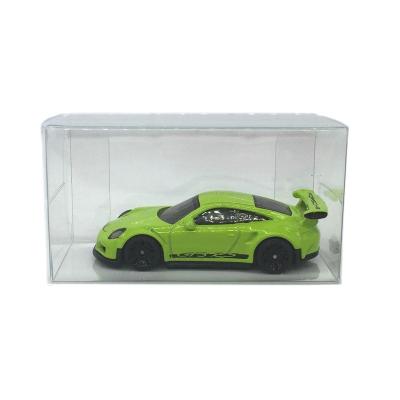 China Tiny Recycled Materials PVC Packaging Box For Cars Dustproof Case Plastic Packaging Model Transparent Protective Box Without Printings for sale