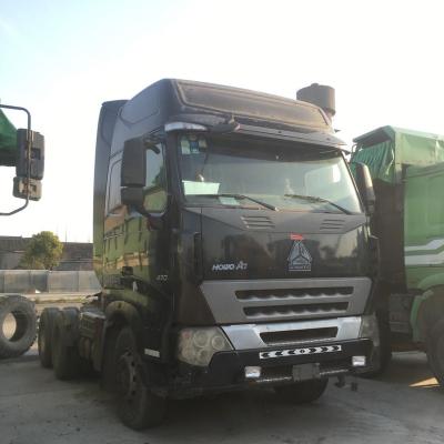 China 6x4 10 Tires Tow 50T Euro2 Sinotruk Howo Tractor Truck Lhd 371hp Zz4257s3241v 6875*2496*3730mm for sale