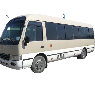 China Leather Used Toyota Coaster Bus In Good Condition For Cheap Sale for sale