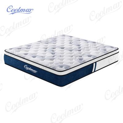 China Coolmar Foldable OEM/ODM 8 Inch 12 Inch Cheap Natural Latex Pocket Memory Foam Hybrid Bed Base for sale