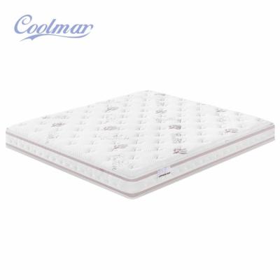 China Fashional design bedroom comfort fabric hypoallergenic polyfiber filling pocket box spring bed base in a box for sale