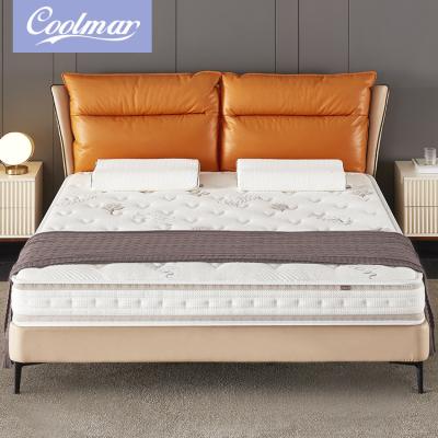 China 2021 180x200 Hypoallergenic Cheap Large Natural Latex Memory Foam Pocket Spring Mattress for sale