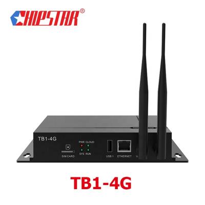 China Indoor Wifi 4G Novastar TB1 Led Display Sending Box Nova Multimedia Player for Led Display Advertising for sale