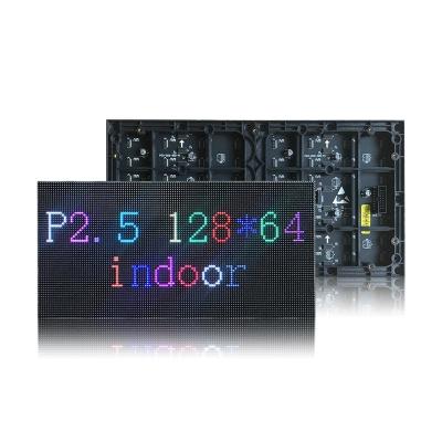 China Indoor SMD2121 High Refersh Dot Matrix P2.5 RGB Indoor LED Advertising Led Screen Module Board 64x32 for sale