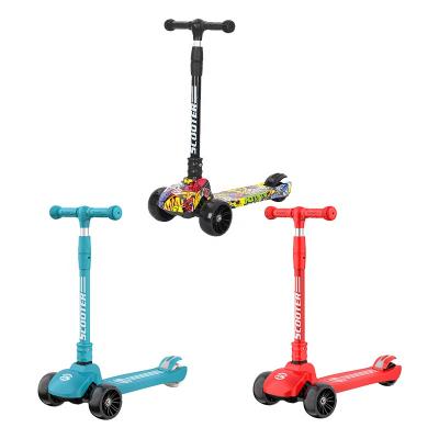 China Popular Logo Customized Wheel PU Wheel Kids Scooter Flashing Hot Selling Widen Pedal Kids Kick Scooter for sale