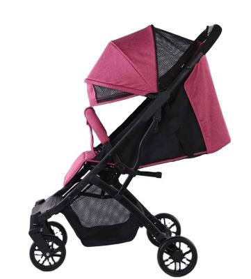 China Wholesale Portable Stroller Cheap Price Easy Folding Infant Carriage Seat Trolley 3 in 1 Multifunctional Baby Stroller with Baby Carry Basket for sale