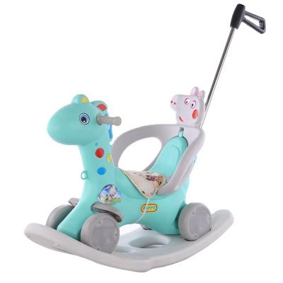 China New Fashionable Plastic Rocking Horse Rider Toys For Children for sale