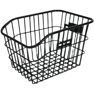 China Durable Hot Selling Steel Bicycle Basket Front And Rear Basket Vintage Metal Back Basket With Cheap Price for sale