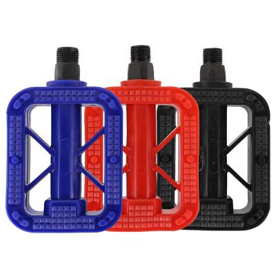 China Anti Slip BMX MTB Folding Bike Parts Cycling Engineering Plastic Bicycle Light Pedal for sale