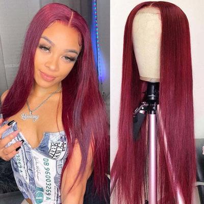 China Hot Selling Natural Transparent Lace Front Human Hair Wigs 180% Virgin Hair Loose Wave Hd Density Raw Indian Full Lace Frontal Wig for sale