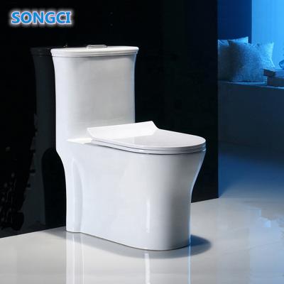 China Double-Flow China Manufacturer Supplied Water Saving Siphonic One Piece Toilet For Bathroom for sale