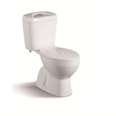 China Double-Flow Chaozhou Factory Sanitary Bathroom Toiletries Two-Piece Toilet Wc Washdown Ceramic Toilet Bowl for sale