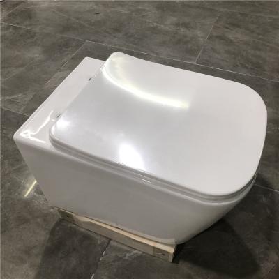 China Competitive Double-Flux Toilet User-friendly White Ceramic Wall-hung Wall Hung Toilet Price for sale