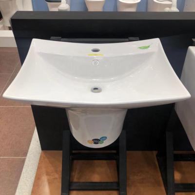 China New Modern Sanitary Basin Supplier SC-5822G Ceramic Wall-hung Basin For Bathroom for sale