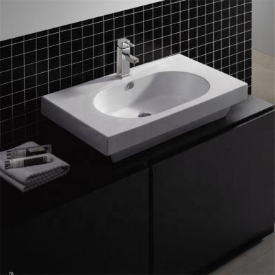 China Modern Ceramic Sanitary Ware Bathroom Factory Wholesale WC Cabinet Wash Basin for sale