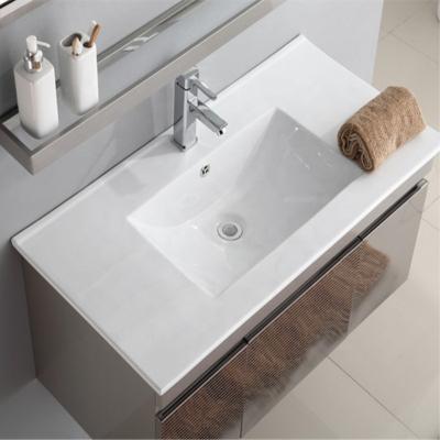 China China Modern Sanitary Ware Rectangular Hand Wash Sink Cabinet Basin Price for sale