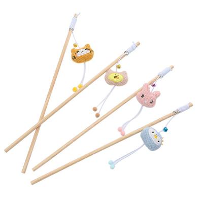 China Custom Magic Wand Bulk Puzzle Pet Stick Interactive Pet Stocked Cat Teaser Toy for sale