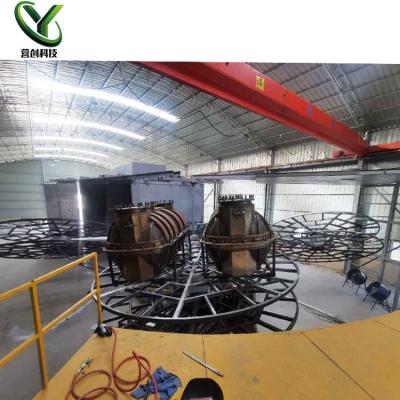 China Offset arm YingChuang plastic water tank making carousel rotomolding machine for sale for sale