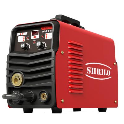 China Factory Direct High Quality Portable Inverter Welding Wire MIG MIG-160 IGBT Small Flux Cored Welding Machine for sale