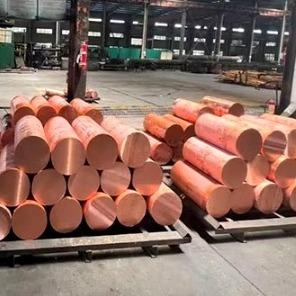 China C95800 C63000 C63200 C11000 C10200 C12010 Mill Finish Surface Pure Copper Steel Round Bar zu verkaufen