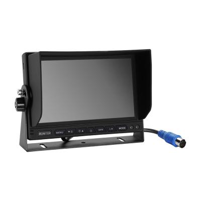 China 7 Inch LCD Rear View Video Security 1080P AHD Car Backup Monitor DC 24V Truck Trailer Shock Resistant Long Vehicle Monitor for sale