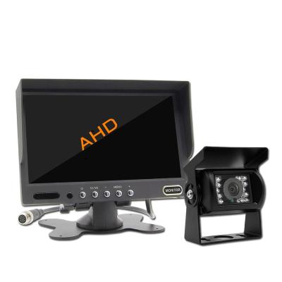 China 1080P 7 Inch AHD TFT LCD Mirror Monitor Reverse Security Camera Car Monitor Remote Control System Kit For Bus Truck Coach for sale