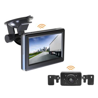 China 4.3 inch Waterproof Car Rearview Monitor with 16 9 Screen Wireless Auto Camara de Seguridad Para Camera Backup Kits for sale