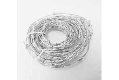 China Steel barbed wire supplier high quality low price knitted wire Non Rusting Boundary Wall Barbed Wire en venta