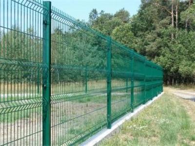 Cina Rete metallica verde Curvy galvanizzata immersa calda 3D che recinta, barriera di sicurezza 358 in vendita