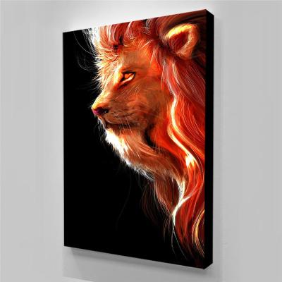 China Lion Animal Nordic Style Tableau Inkjet Print Canvas Waterproof Street Art Wall Art Prints for sale