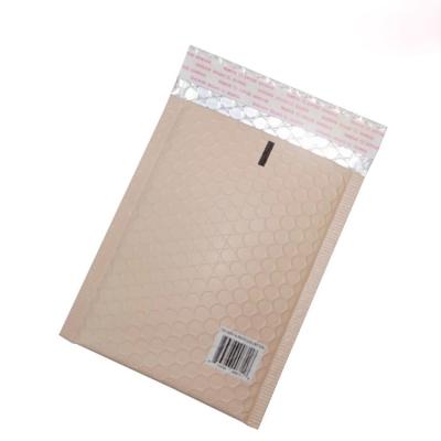 China Courier/Mail/Express/Packaging Matte Metallic Ice Blue Custom Logo Self Seal Padded Bubble Wraps Poly Bubble Mailer for sale