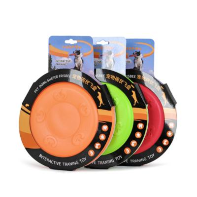 China Dog Cat Flying Saucer Dog Pet Toys Outdoor Interactive Training Dog Toys for sale