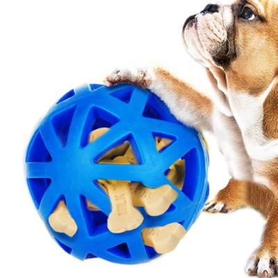 China Pet Cat Dog Pet Food Toy Teeth Chew Toy Ball Teeth Dog Toy Grinding Ball for sale