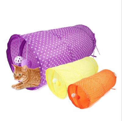 China Collapsible Collapsible Cat Toy Tunnel Viable Cat Tube for sale