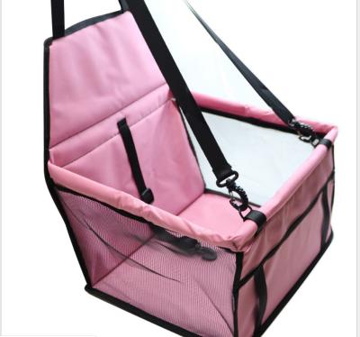 China Best Selling Outdoor Travel Viable Used Thick PVC In Car Foldable Pet Carrier Bag For Cats Dogs for sale