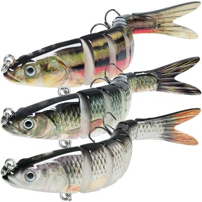 China BIG FAST wakeboard electric soft bait fishing sports watersports hard lures for Bass Trout Multi Jointed Swimbait freshwater saltwater for sale