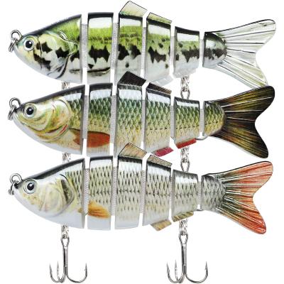 China BIG FAST wakeboard electric soft bait fishing sports watersports hard lures for Bass Trout Multi Jointed Swimbait freshwater saltwater for sale