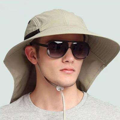 China BIG Watersport Character Summer Sun Protection Brim Packable Boonie Waterproof Breathable Wide Bucket Hat For Fishing for sale