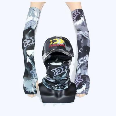 China Picture Baseball Caps Fishing Hat With Embroidery+sleeve+mask+glove for sale