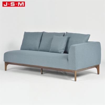 China Other Europeo Wood American High Back Office 3 Seat House Living Room Leather Sofa for sale