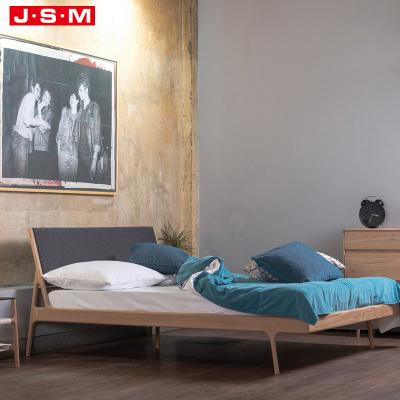 China Durable Luxury Modern Hotel Furniture Foam And Fabric Headboard Wood Reclining Bed for sale