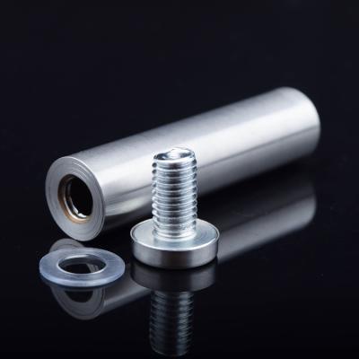 China Light factory direct sales wholesale stainless steel nail glass mirror gel advertising hollow nail polish screw for sale