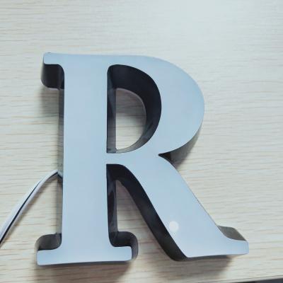 China Leshan buildings light up letters for all kinds of sign logo wholesale acrylic led letters with high quality for sale