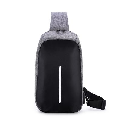 China Wholesale Breatheable Breatheable Travel Charging Sling Men's Outdoor Trunk Lightweight Male Waterproof Duty Bag Usb Crossbody Backpack for sale