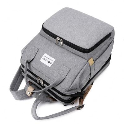 China China Manufacture Quality Water Resistant Maternity Portable Maternity Neoprene Leather Baby Diaper Bag Backpack Drop Shipping for sale