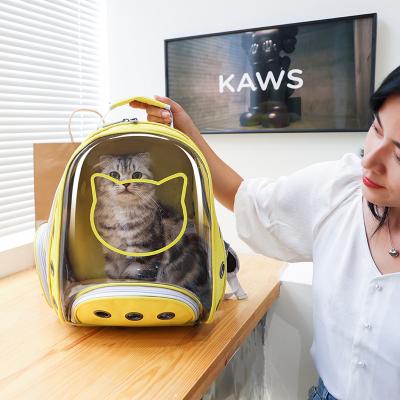 China China Manufacturer New Product Travel Space Capsule Double Stocked Shoulder Cat Carrier Bag For Pet for sale